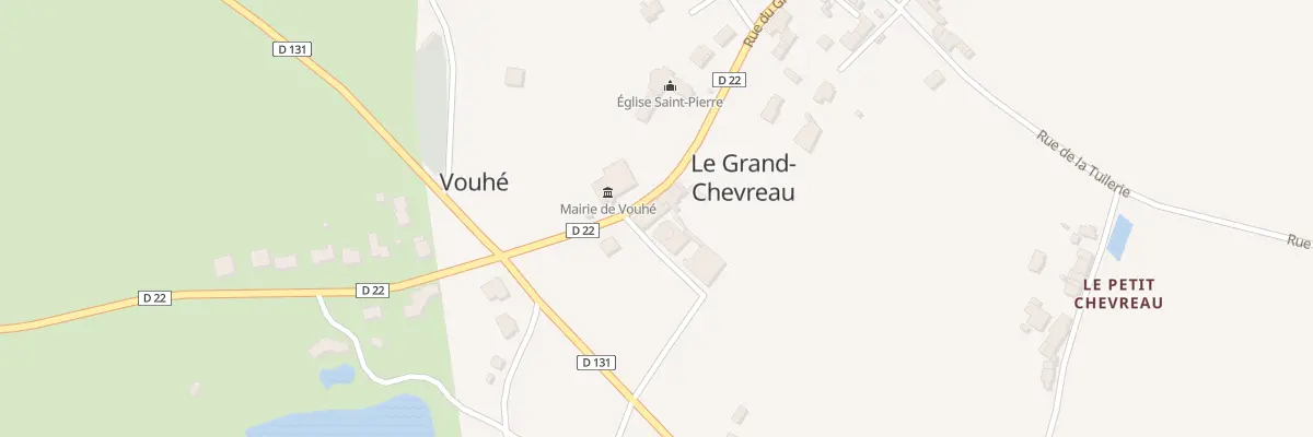 Plan du 6 Rue du Grand Chevreau à Vouhé
