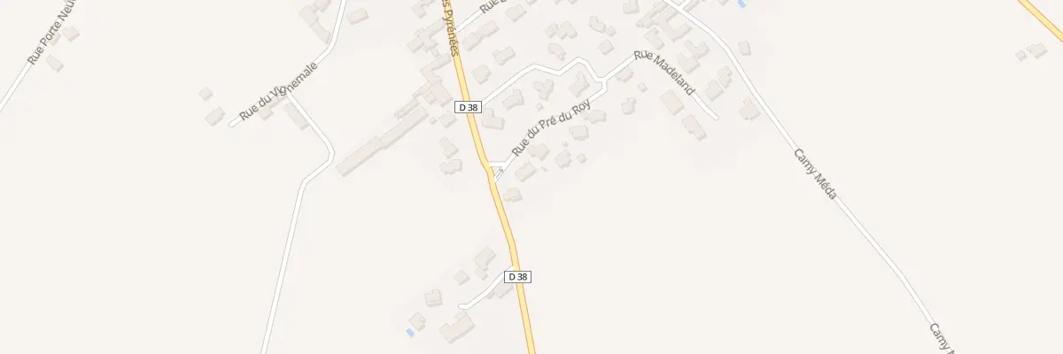 Plan du 4 Rue du Pre du Roy à Angaïs