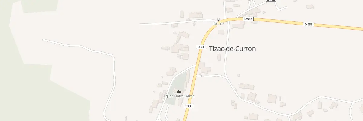 Plan du 15 Le Bourg Nord à Tizac-de-Curton