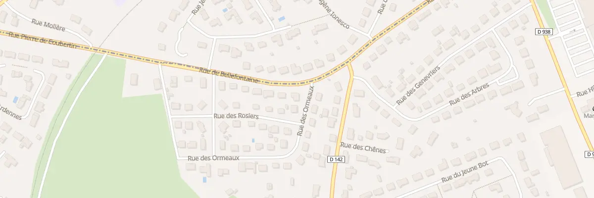 Plan du 37 Rue Bellefontaine à Pompaire