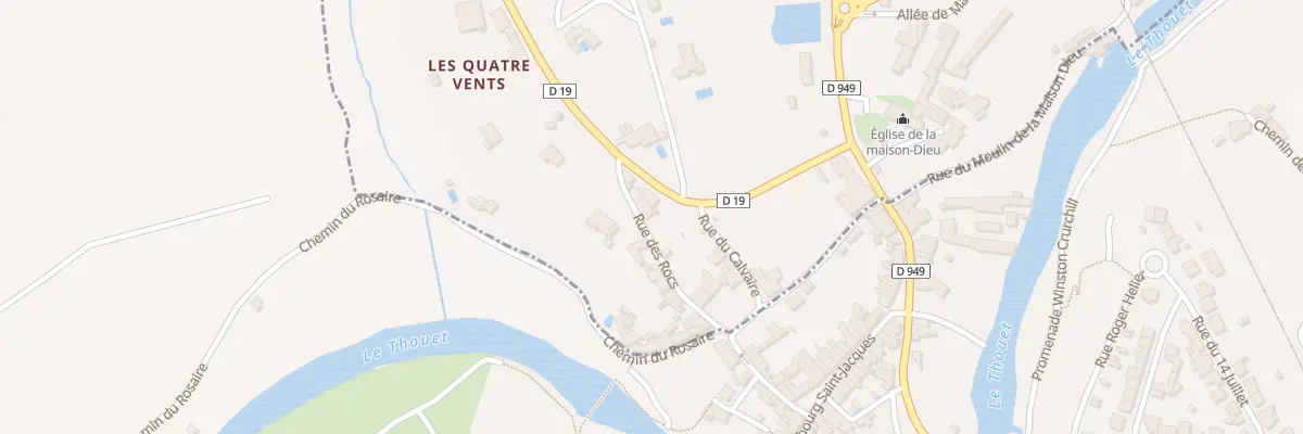 Plan du 12 Rue des Rocs à Châtillon-sur-Thouet