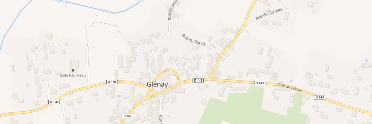 Plan du 4B Rue de la Mairie à Glénay
