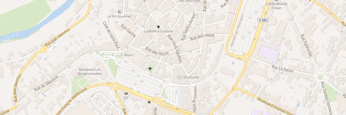 Plan du 25 Rue Louis Aguillon à Parthenay