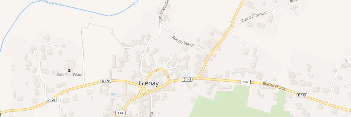 Plan du 4 Rue de la Mairie à Glénay