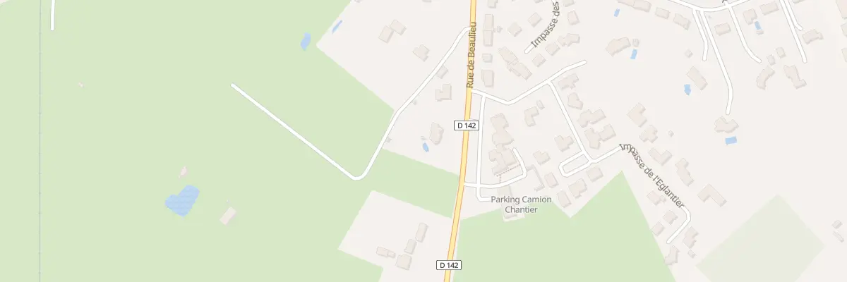 Plan du 20 Rue de Beaulieu à Pompaire