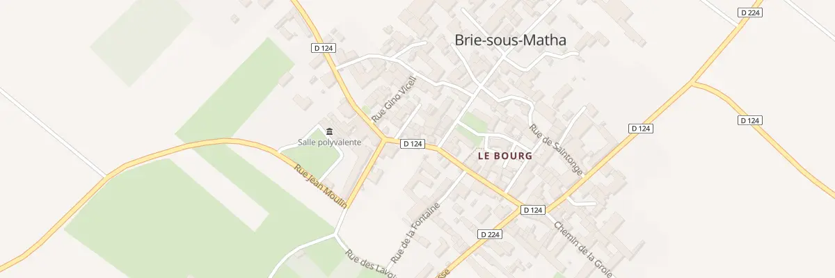 Plan du 24 Gr Grand’Rue à Brie-sous-Matha