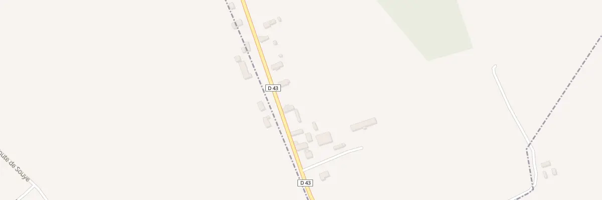 Plan du 2735 Rte Départementale 43 à Escoubès