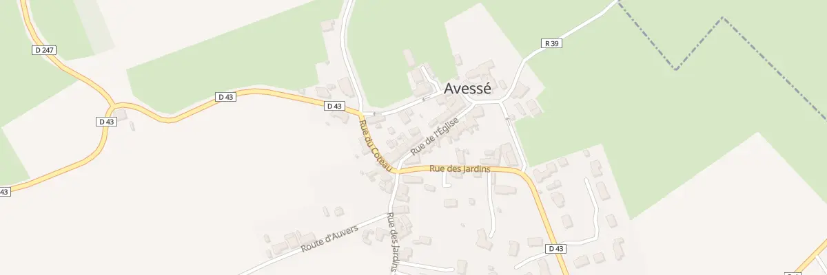 Plan du 6 Rue de L Eglise à Avessé