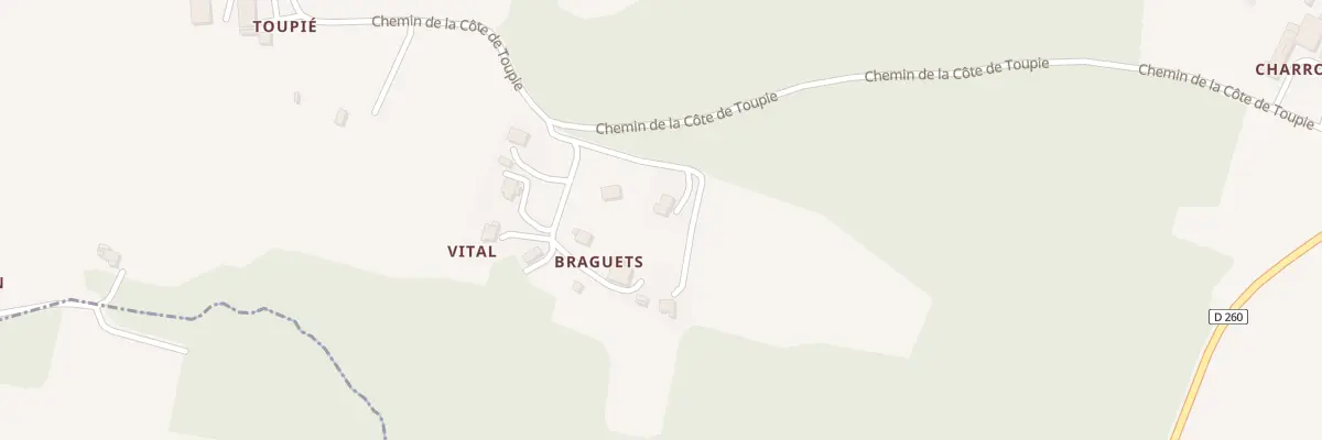 Plan du 25 Chem de Braguet à Lannux