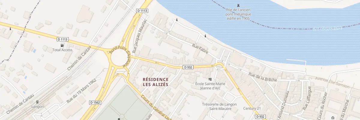 Plan du 27 Crs Sadi Carnot à Langon