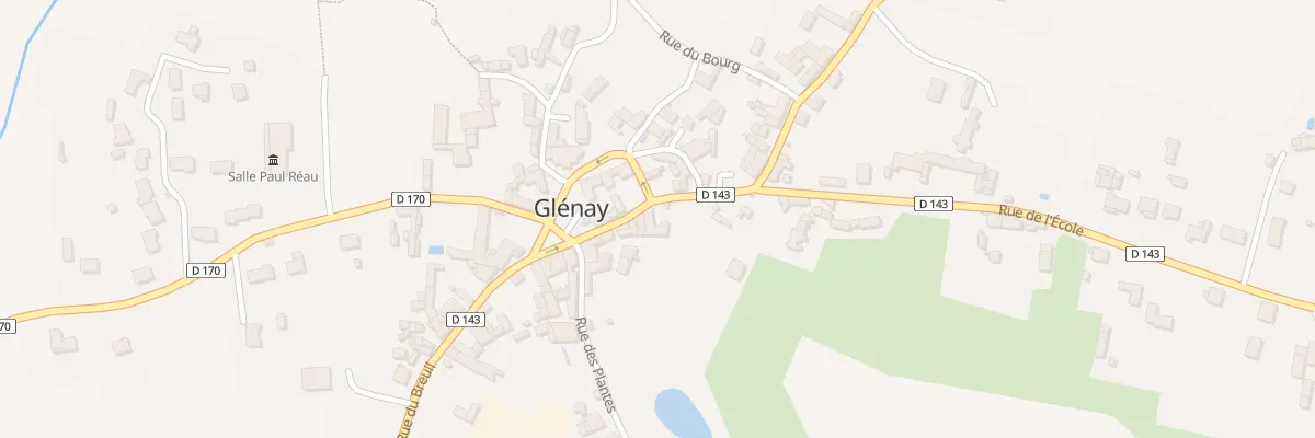 Plan du 12 Rue de l’Ecole à Glénay