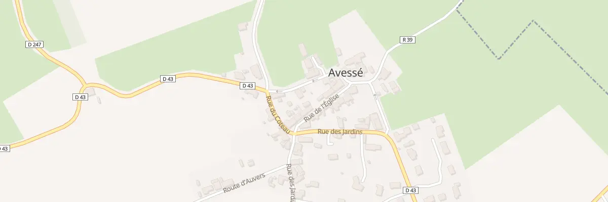 Plan du 11 Rue de la Liberation à Avessé