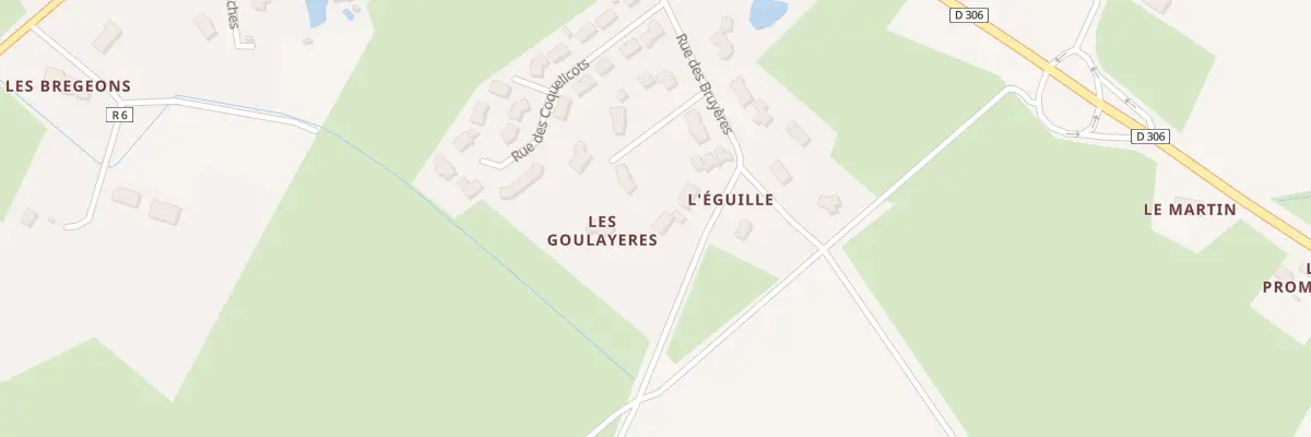 Plan du 4 Rte de la Rainiere à Louailles