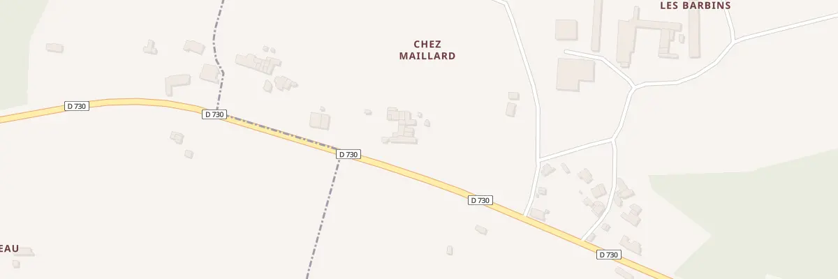 Plan du 5009 Chez Maillard à Orignolles