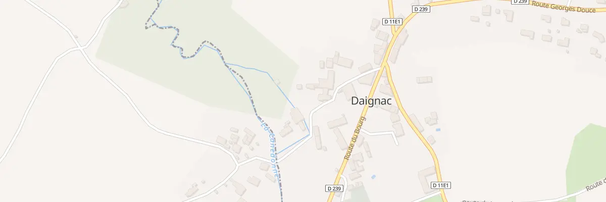 Plan du 29 Le Bourg à Daignac