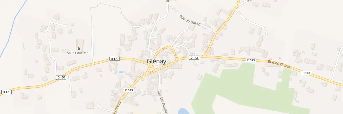 Plan du 1 Rue de l’Ecole à Glénay