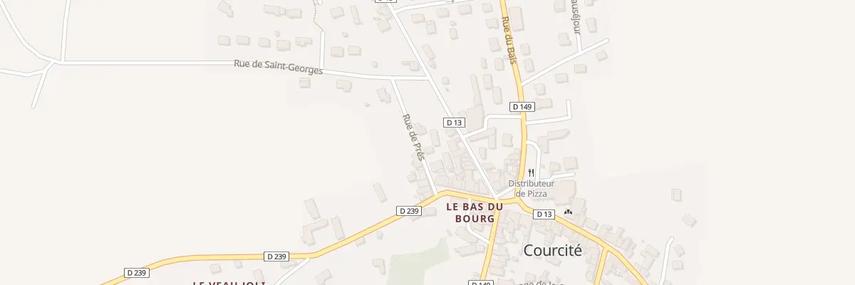 Plan du 4 Rue des Pres à Courcité