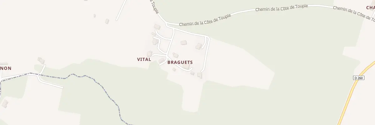 Plan du 151 Chem de Braguet à Lannux
