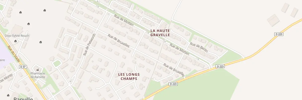 Plan du 29 Rue de Bruxelles à Ranville