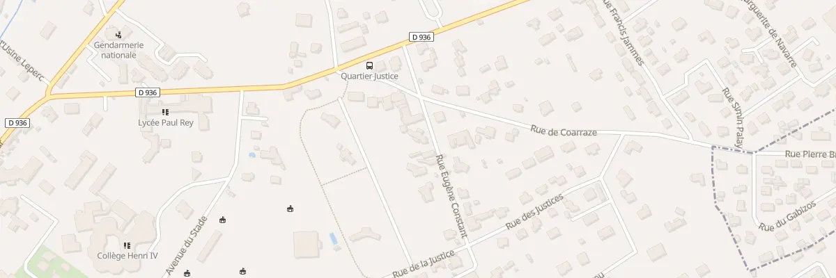 Plan du 2B Rue Eugène Constant à Nay
