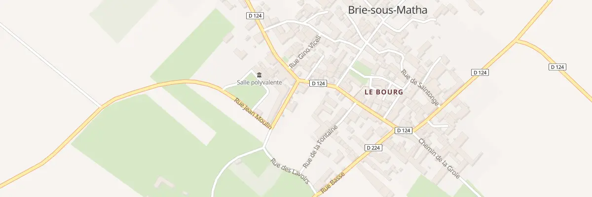 Plan du 5 Rue Jean Moulin à Brie-sous-Matha