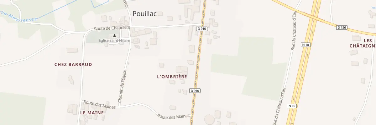 Plan du 5008 L’Ombriere à Pouillac