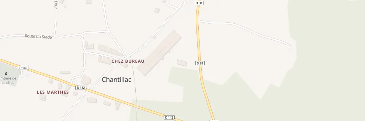 Plan du 1 Rte de Jaublet à Chantillac