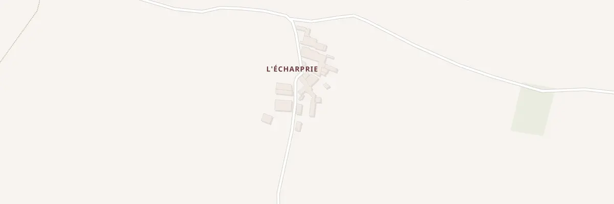 Plan du 9 Vge l’Echarperie à Bouteville
