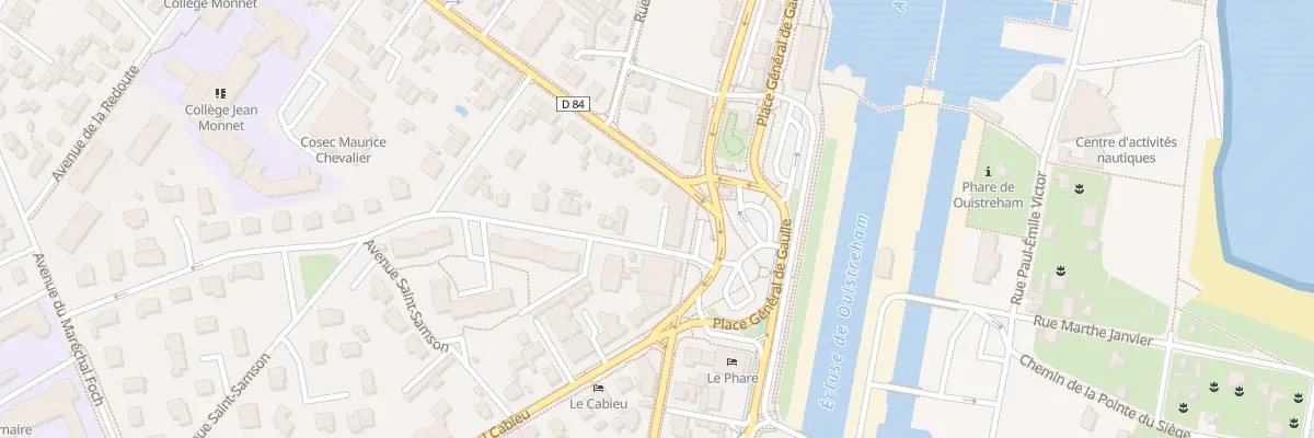 Plan du 7 Pl Général de Gaulle à Ouistreham