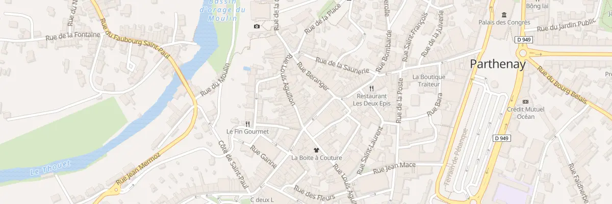 Plan du 56 Rue Louis Aguillon à Parthenay