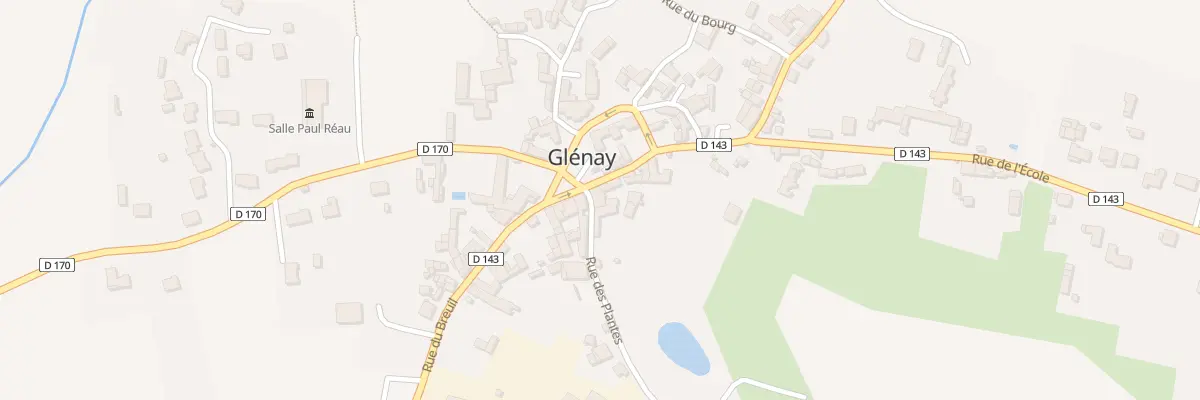 Plan du 2 Rue de l’Ecole à Glénay