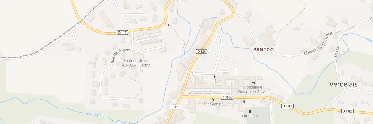 Plan du 3 La Mouliatte à Verdelais