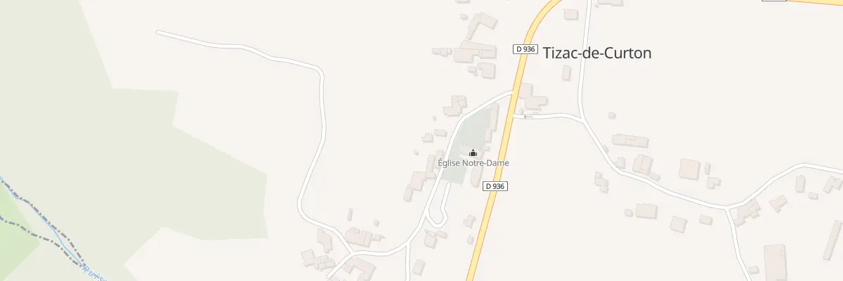 Plan du 19 Le Bourg Nord à Tizac-de-Curton