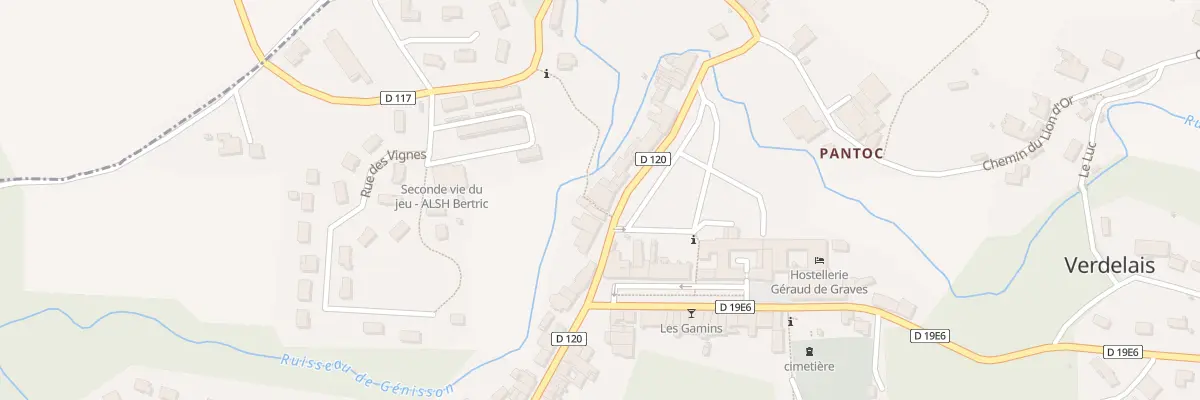 Plan du 15 Rue de la Demi Lune à Verdelais