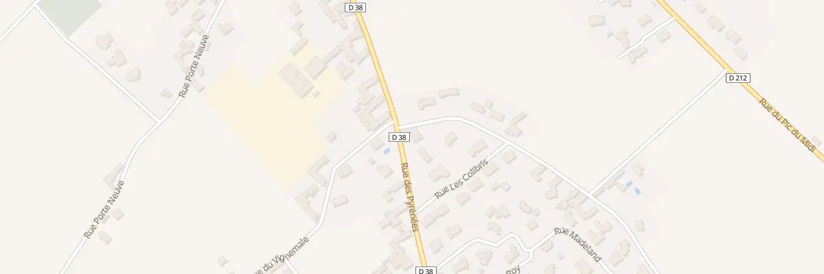 Plan du 25 Rue des Pyrénées à Angaïs