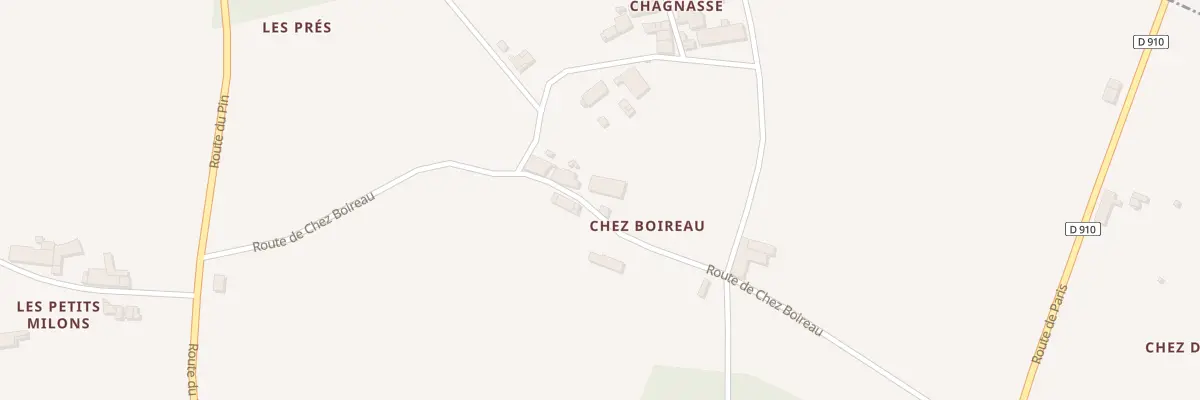 Plan du 5046 Chez Boireau à Pouillac