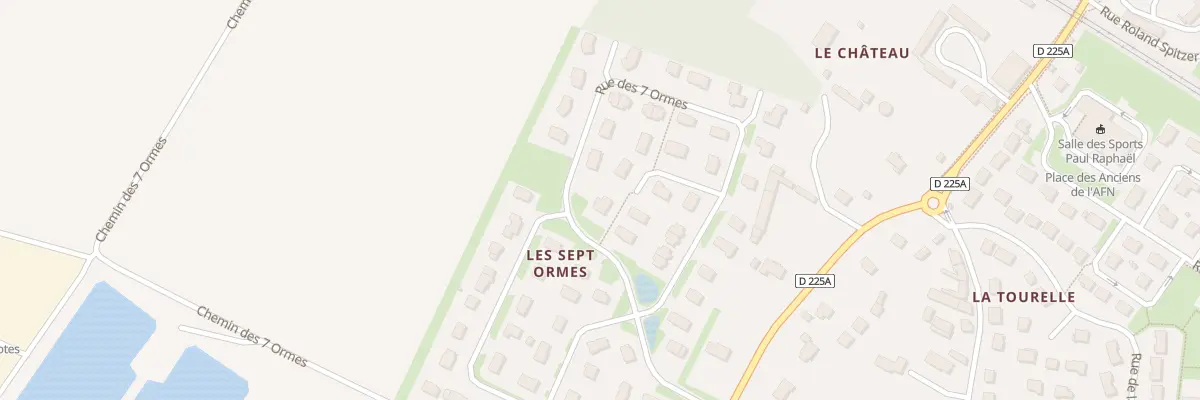 Plan du 27 Rue des Sept Ormes à Frénouville