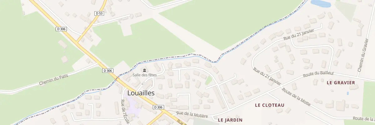 Plan du 24 Rue de la Touasse à Louailles