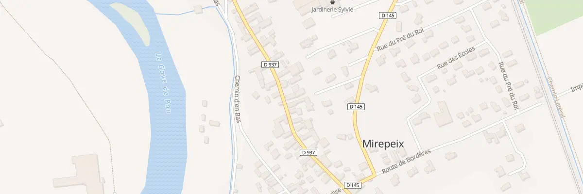 Plan du 9969 Rte de Pau à Mirepeix