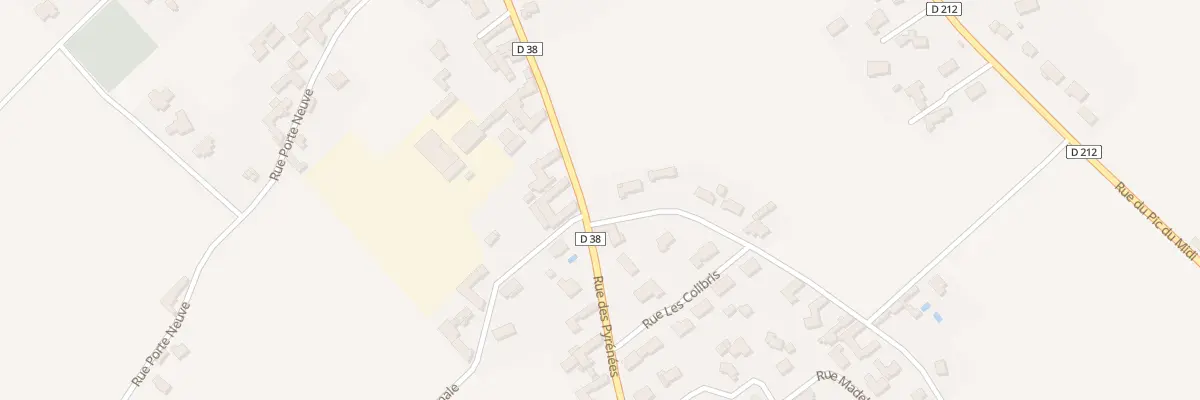 Plan du 1 Rue de la Plaine à Angaïs