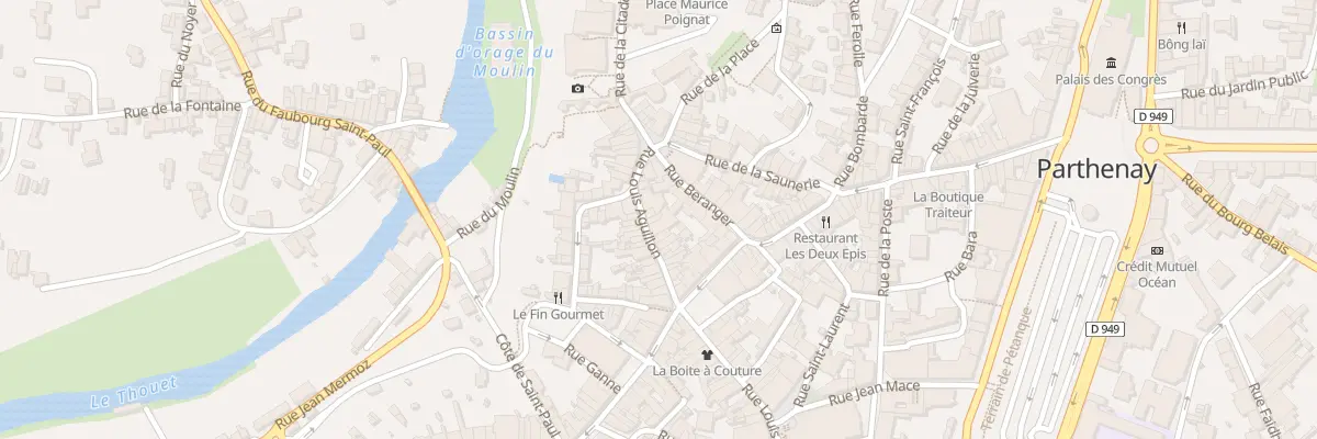 Plan du 66 Rue Louis Aguillon à Parthenay