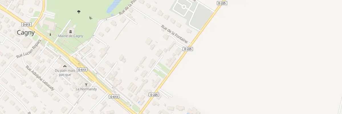 Plan du 23 Rue de Troarn à Cagny