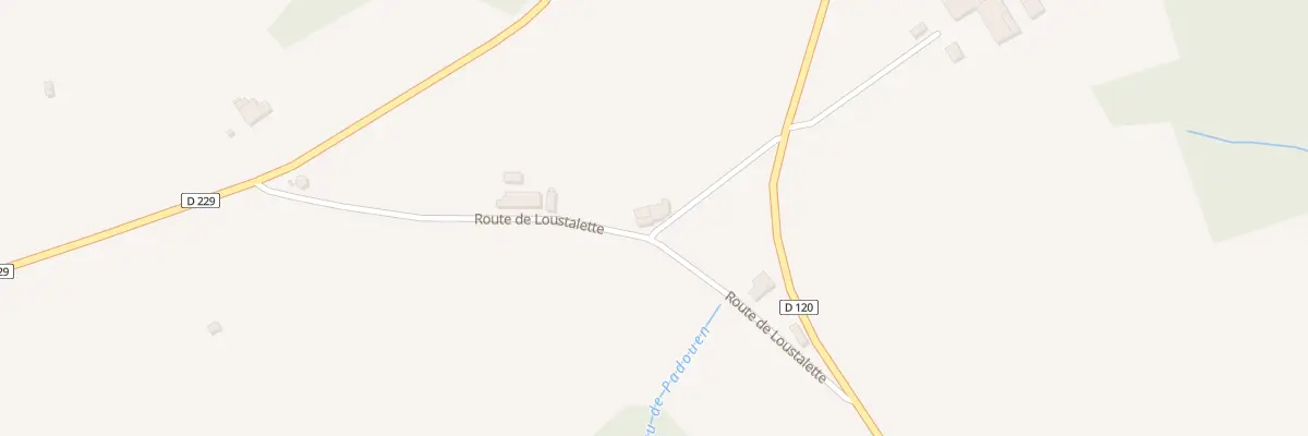 Plan du 4 Loustalette à Gabarnac