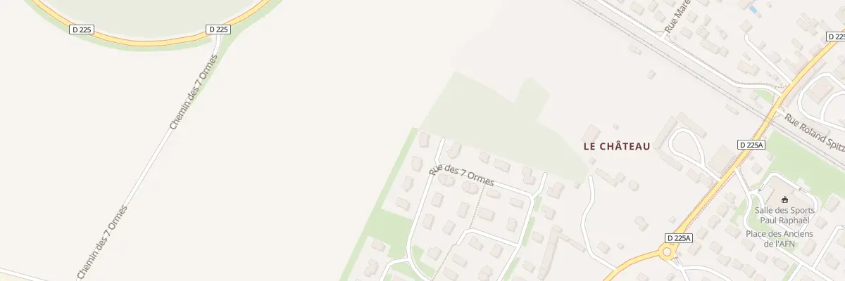 Plan du 28 Rue des Sept Ormes à Frénouville