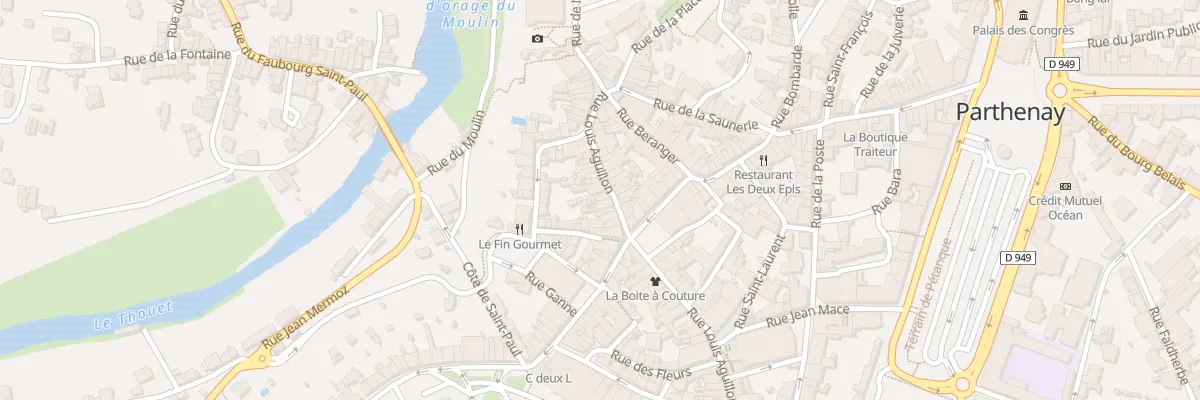 Plan du 81 Rue Louis Aguillon à Parthenay