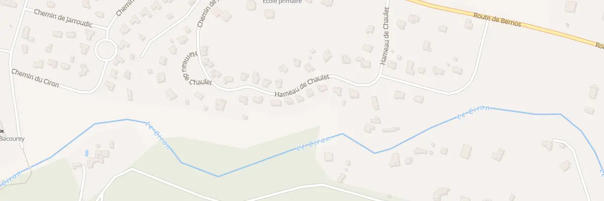 Plan du 32 Ham de Chaulet à Bernos-Beaulac