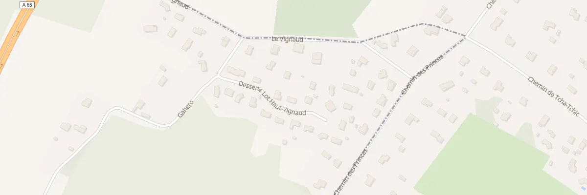 Plan du 23 Lot Domaine du Haut Vignaud à Lignan-de-Bazas