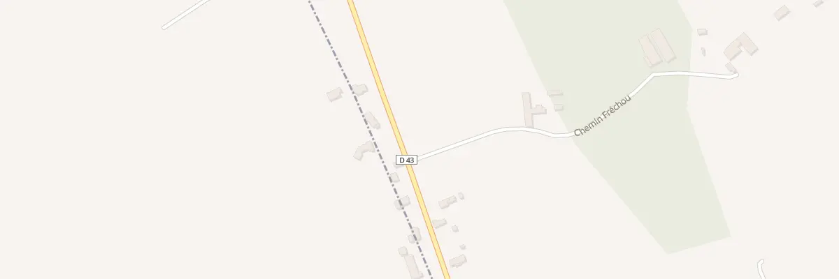Plan du 2385 Rte Départementale 43 à Escoubès