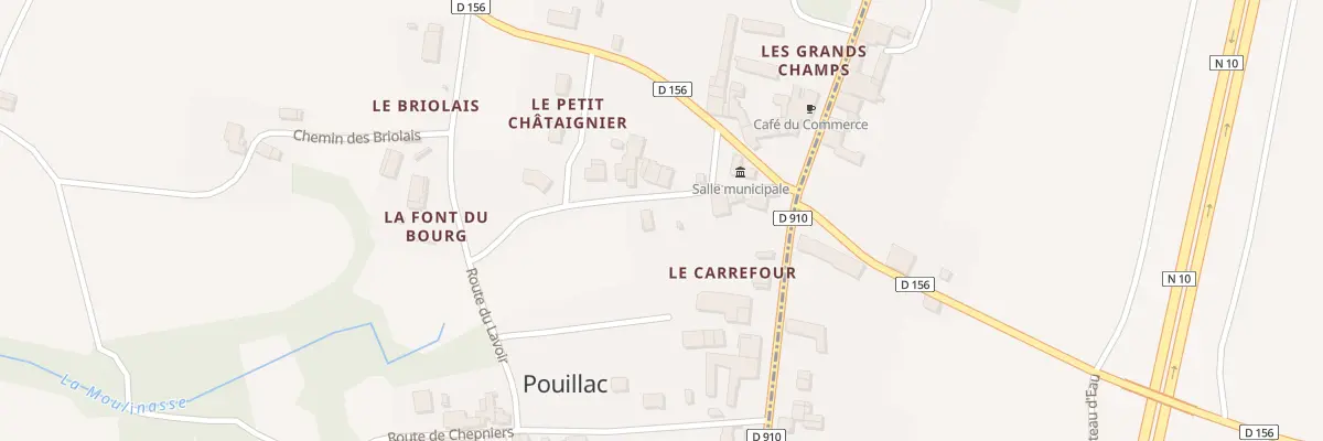 Plan du 5103 Le Carrefour à Pouillac