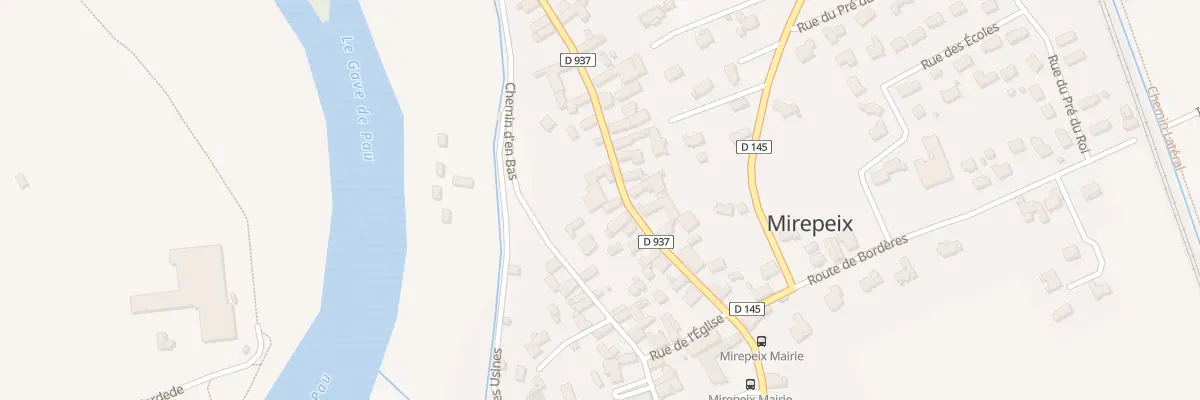 Plan du 9189 Rte de Pau à Mirepeix